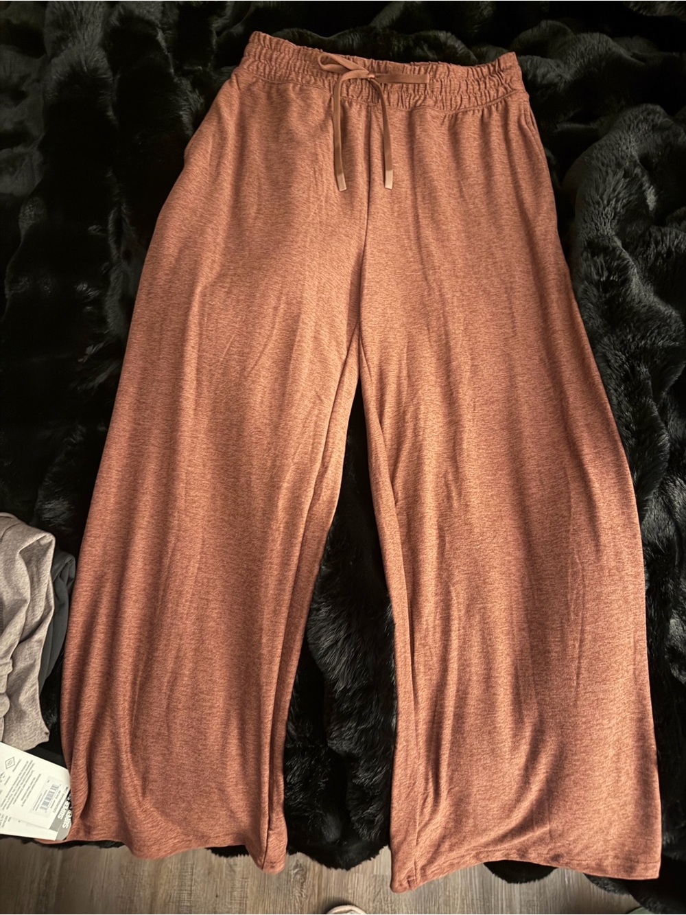 Jockey Women's Wide-Leg Lounge Pants in Rust